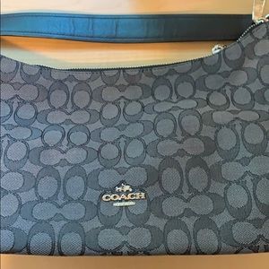 Black And Grey Coach bag